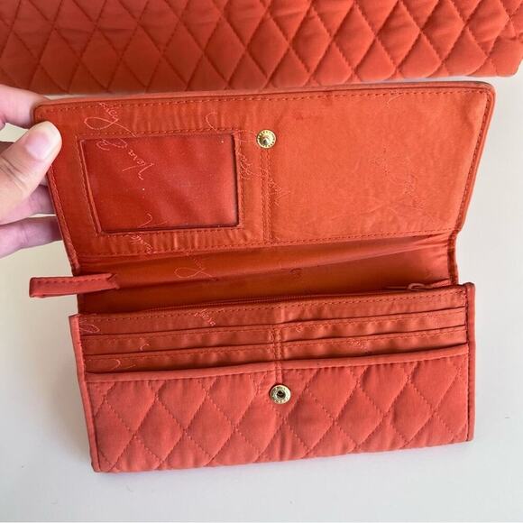 Vera Bradley Satchel Buckle with wallet in Spice - Picture 5 of 12